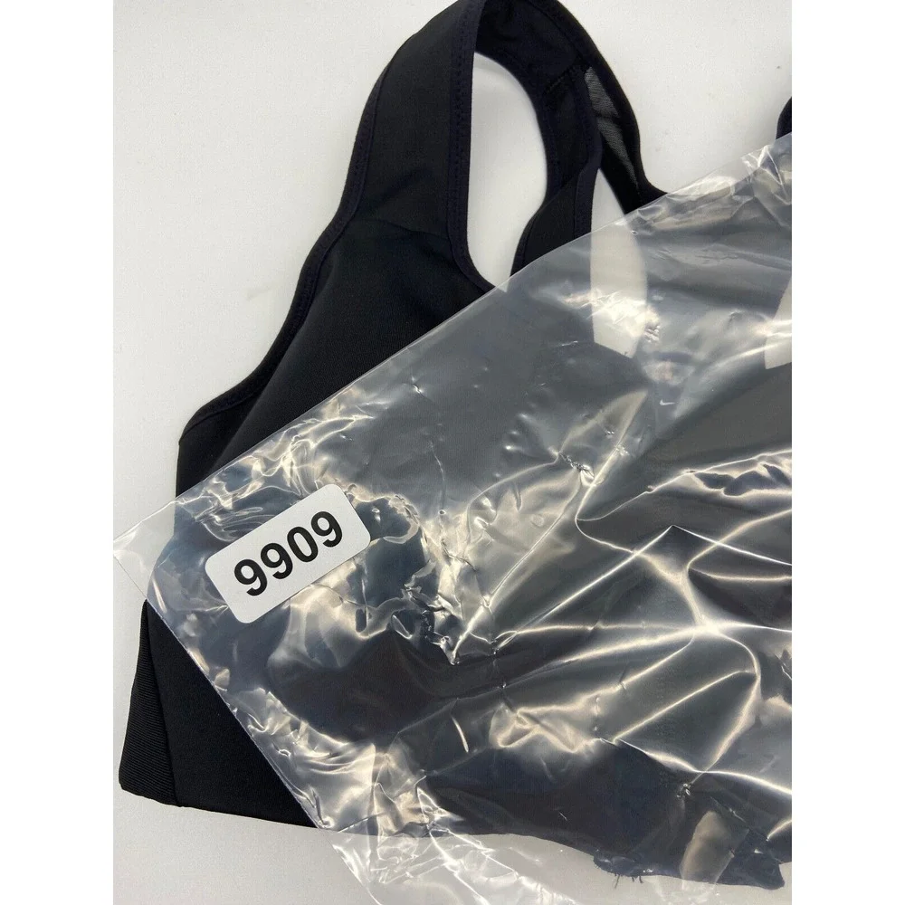 Nike‎ Dri-Fit Sports Bra Women’s Sz S Racerback Zip Up Padded Compression Black